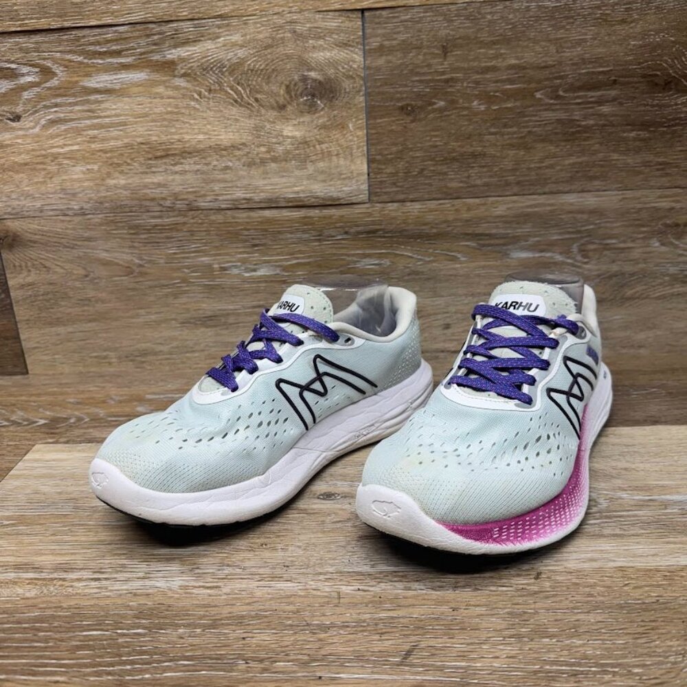 Karhu Ikoni 2.0 Gray/Purple Athletic Shoe Women's Size 9